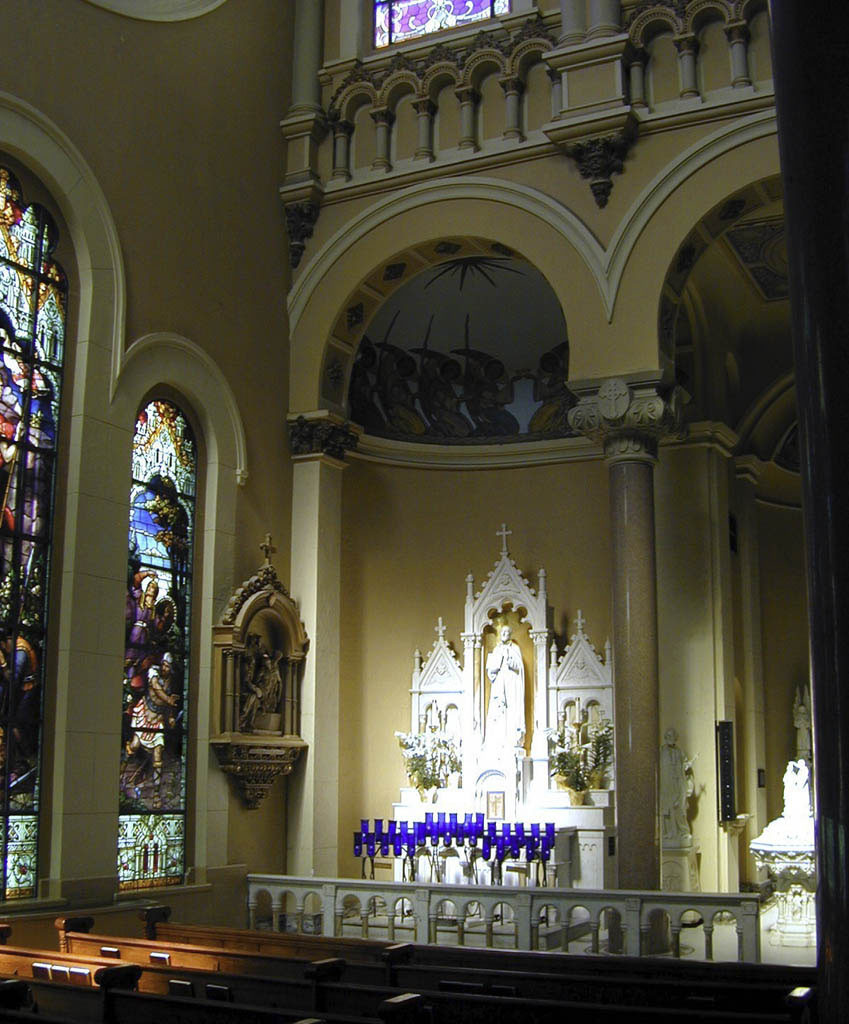 North Transept Side Altar after Rehabilitation